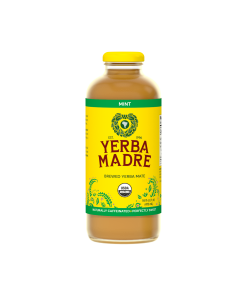 Organic Brewed Yerba Mate. Mint